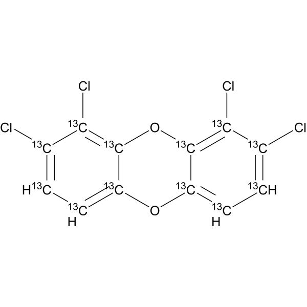 1,2,8,9-Tetrachloro-dibenzo-p-dioxin-13C12